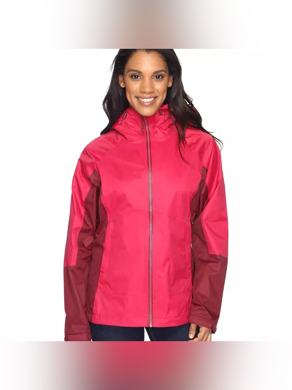 Mountain Hardwear. Vapor Dry Rain Shell. Red/Burgundy. Size Large.